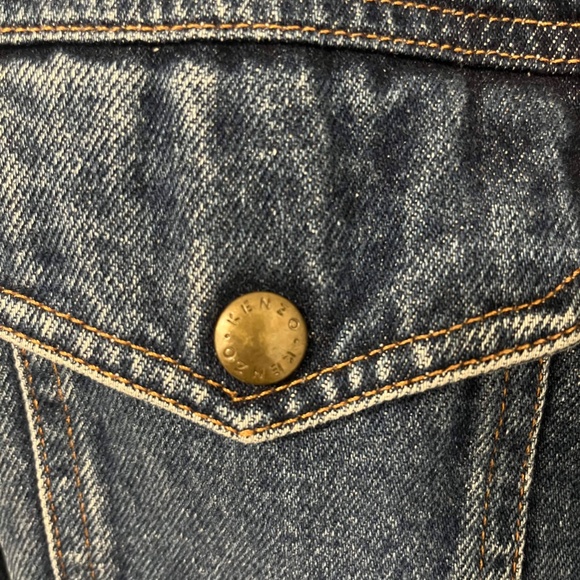 Vintage Kenzo Corset Denim Jacket | Women’s S - Picture 3 of 5